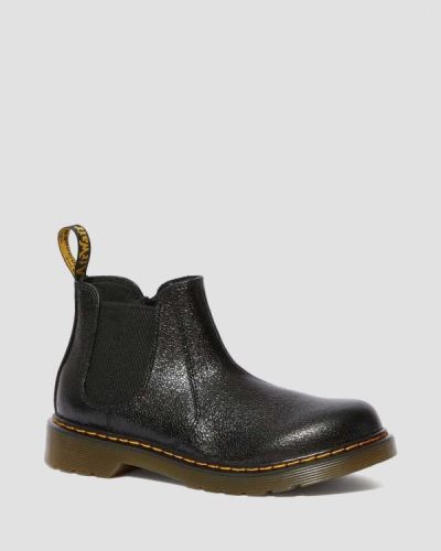 Botas Chelsea Dr Martens Youth 2976 Crinkle Metallic Para Niños DR2944X